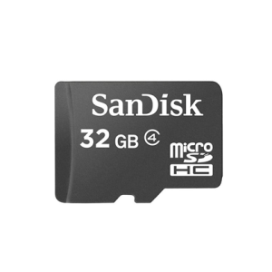 SanDisk MicroSDHC Card With Adapter - 32GB