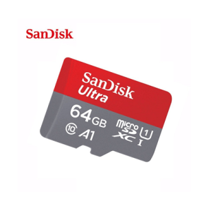 SanDisk MicroSDHC Card With Adapter - 64GB