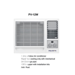Polystar 1hp Window Unit Air Conditioner - PV-9W