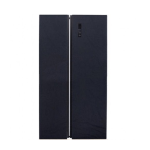 Midea 510 Liters Side By Side Refrigerator Black Glass