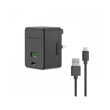 36W Dual Ports Simultaneous Fast Charger powerology 30