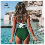 Women Sexy V-neck Padded Cups Beach Wear