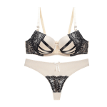 High Quality Women Seamless Sexy Bra & Pant Set - Skin