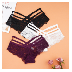 3pcs Sexy Briefs Cross Strap Temptation Underwear