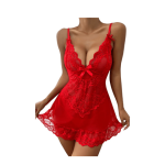 Women's Sexy Sling Lingerie Nightdress + Pant