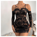 Women's Sexy Sling Lingerie Nightdress + Pant