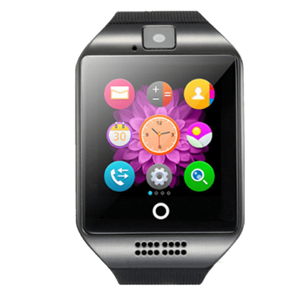 Q18 black Phone Wrist Watch