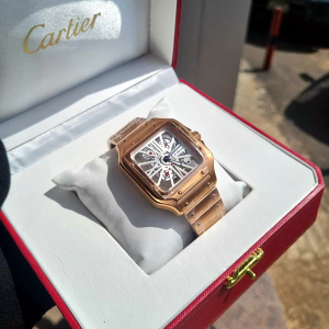 AAA Cartier Luxury Skeleton dial Wristwatch