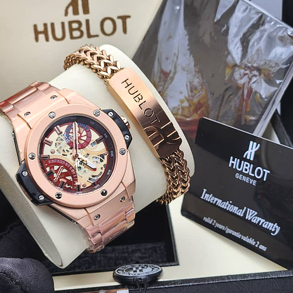 hublot m 2 Hublot Chain Wristwatch with Bracelet