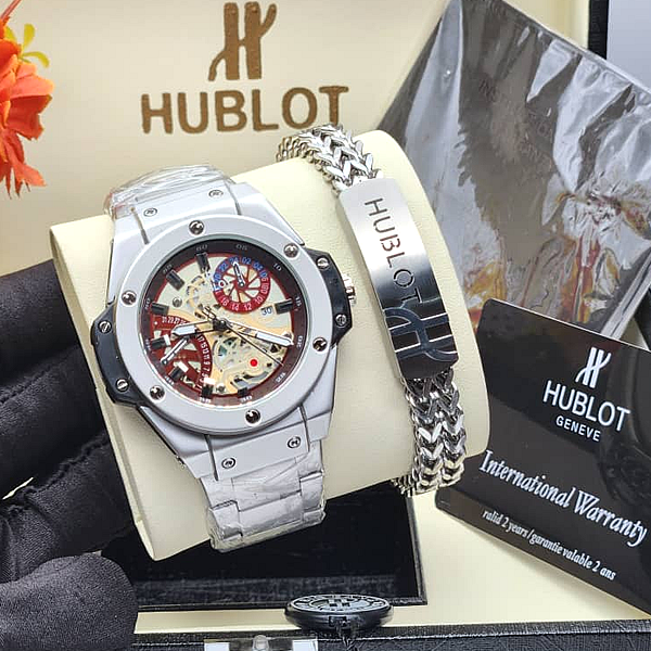 hublot m 4 Hublot Chain Wristwatch with Bracelet