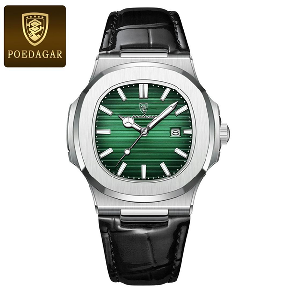 poedegar c 1 Poedegar Leather Patek Design Wristwatch
