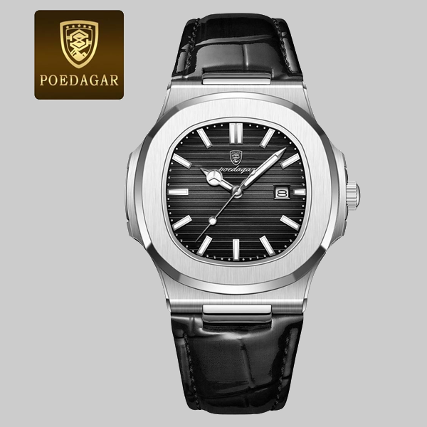 poedegar c 5 Poedegar Leather Patek Design Wristwatch