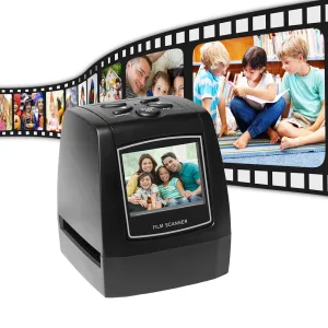 Protable Negative Film Scanner 35/135mm Slide Film Converter Photo Digital Image Viewer with 2.4 1